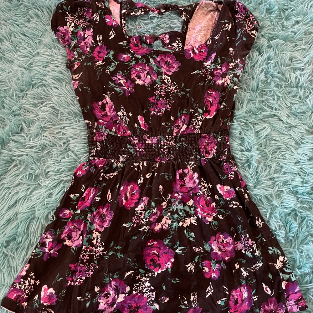 90’s style floral mini dress
